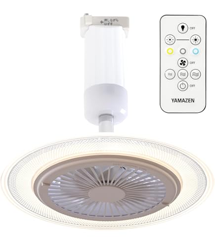 Amazon | ドウシシャ LLH62CWH [ルミナスLEDファン 引掛モデル